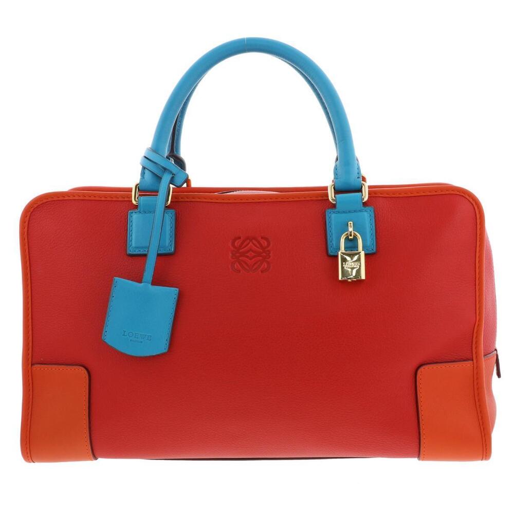 LOEWE Amazona Multicolor Bag Handbag Red